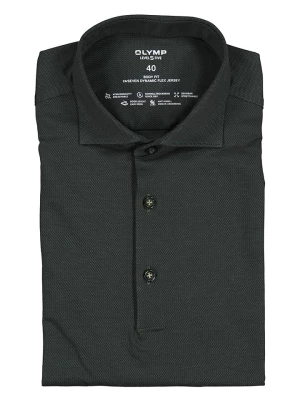 OLYMP Koszula "Level 5" - Body fit - w kolorze ciemnozielonym rozmiar: 38