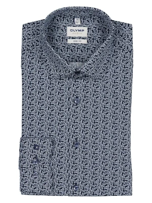 OLYMP Koszula ''Level 5'' - Body fit - w kolorze granatowym rozmiar: 40