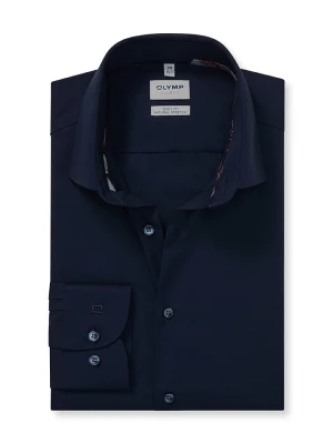OLYMP Koszula "Level 5" - Body fit - w kolorze kobaltowym rozmiar: 44