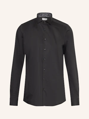 Olymp Koszula Level Five Body Fit Z Bardzo Długimi Rękawami schwarz