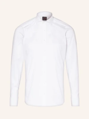 Olymp Koszula Level Five Body Fit Z Wywijanym Mankietem weiss