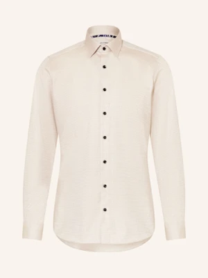 Olymp Koszula Level Five O Dopasowanym Kroju beige