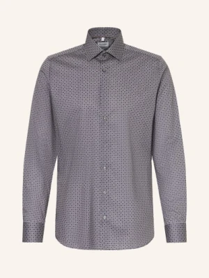 Olymp Koszula Level Five O Dopasowanym Kroju grau