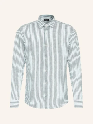 Olymp Koszula Lniana Casual Modern Fit gruen