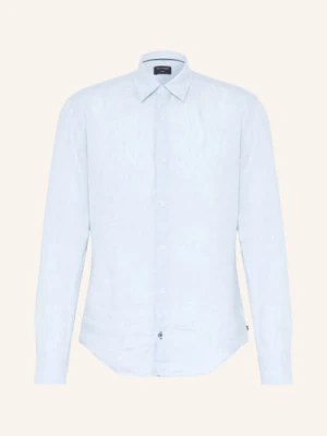 Olymp Koszula Lniana O Regularnym Kroju blau