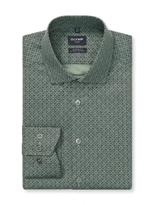OLYMP Koszula "Luxor" - Modern fit - w kolorze ciemnozielonym rozmiar: 40