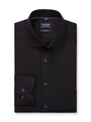 OLYMP Koszula "Luxor" - Modern fit - w kolorze czarnym rozmiar: 40