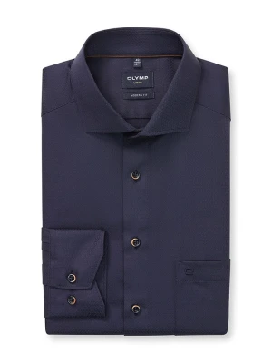 OLYMP Koszula "Luxor" - Modern fit - w kolorze granatowym rozmiar: 38