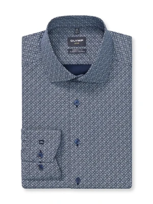 OLYMP Koszula "Luxor" - Modern fit - w kolorze granatowym rozmiar: 41