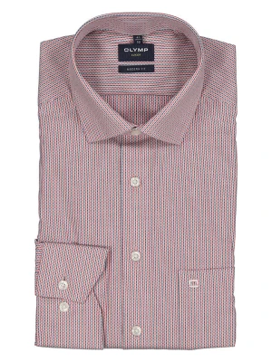 OLYMP Koszula "Luxor" - Modern fit - w kolorze niebiesko-czerwonym rozmiar: 39