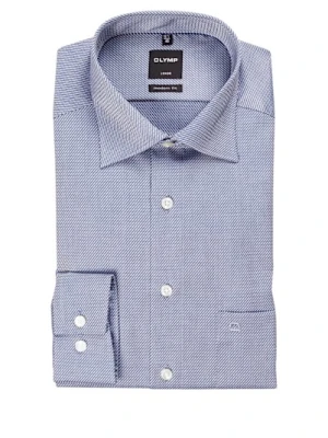 Olymp Koszula Luxor O Nowoczesnym Kroju blau