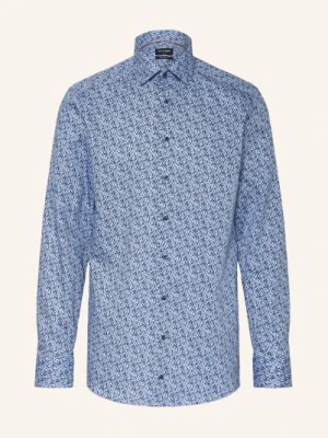 Olymp Koszula Luxor O Nowoczesnym Kroju blau