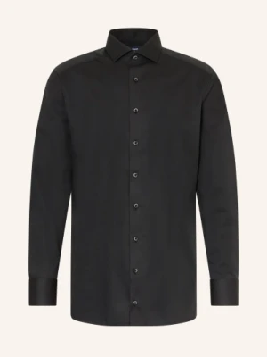 Olymp Koszula Luxor O Nowoczesnym Kroju schwarz