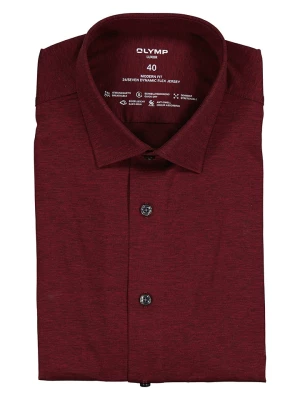 OLYMP Koszula - Modern fit - w kolorze czerwonym rozmiar: 41