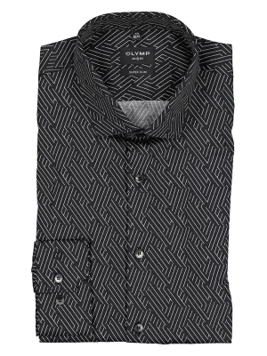 OLYMP Koszula "No 6 six" - Super Slim fit - w kolorze czarnym rozmiar: 41