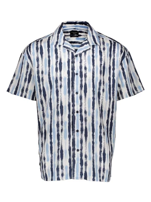 OLYMP Koszula "No 6 six" - Super Slim - w kolorze błękitno-granatowym rozmiar: L