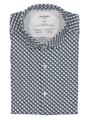 OLYMP Koszula "No 6" - Super Slim - w kolorze granatowym rozmiar: 38