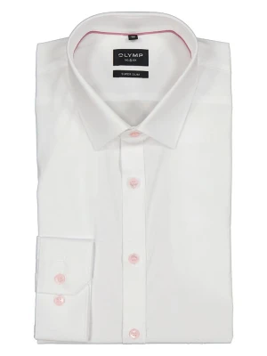 OLYMP Koszula "No 6" - Super Slim - w kolorze jasnoróżowo-białym rozmiar: 43