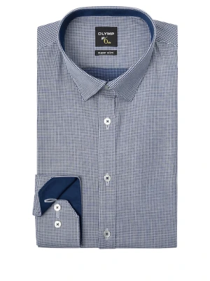 Olymp Koszula No. Six Super Slim blau