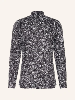 Olymp Koszula No. Six Super Slim schwarz