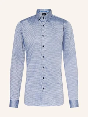 Olymp Koszula No. Six Super Slim Z Bardzo Długimi Rękawami blau