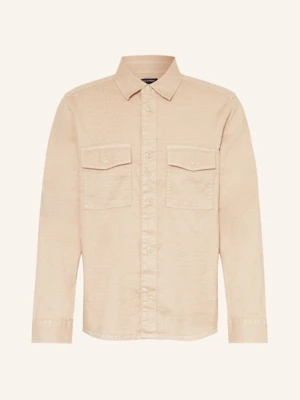 Olymp Koszula Wierzchnia Casual Regular Fit Z Lnem beige