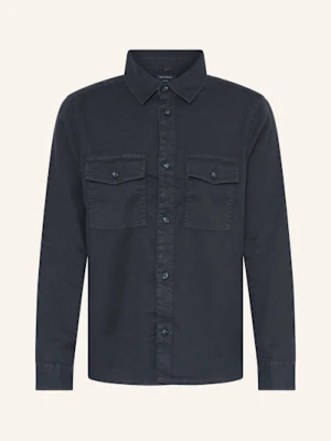 Olymp Koszula Wierzchnia Casual Regular Fit Z Lnem blau