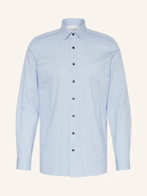 Olymp Koszula Z Dżerseju Luxor 24/Seven Modern Fit blau