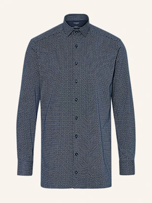 Olymp Koszula Z Dżerseju Luxor 24/Seven Modern Fit blau