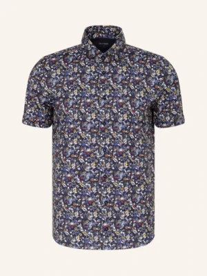 Olymp Koszula Z Krótkim Rękawem Level Five 24/Seven Body Fit blau