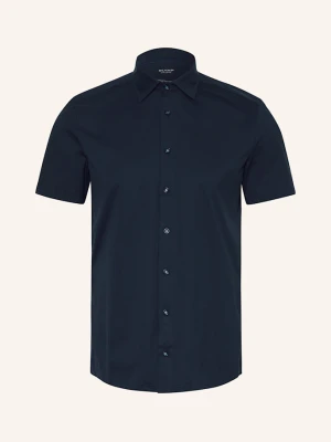Olymp Koszula Z Krótkim Rękawem Level Five 24 / Seven Body Fit blau GRANATOWY