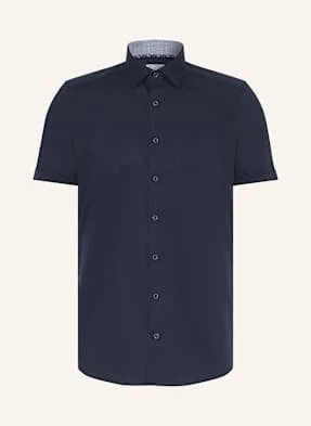 Olymp Koszula Z Krótkim Rękawem Level Five Body Fit blau