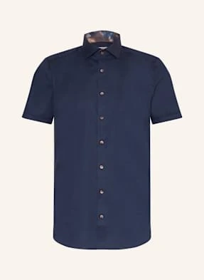 Olymp Koszula Z Krótkim Rękawem Level Five Body Fit blau