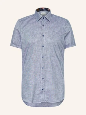 Olymp Koszula Z Krótkim Rękawem Level Five Body Fit blau