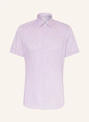 Olymp Koszula Z Krótkim Rękawem Level Five Body Fit pink