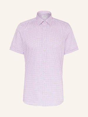 Olymp Koszula Z Krótkim Rękawem Level Five Body Fit pink