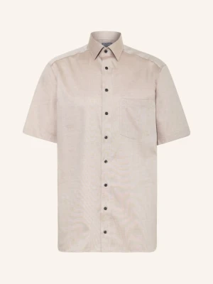 Olymp Koszula Z Krótkim Rękawem Luxor Comfort Fit beige JASNOBRĄZOWY