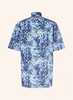 Olymp Koszula Z Krótkim Rękawem Luxor Comfort Fit blau