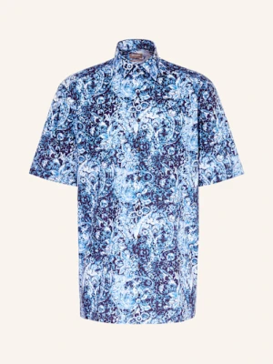Olymp Koszula Z Krótkim Rękawem Luxor Comfort Fit blau