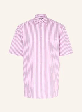Olymp Koszula Z Krótkim Rękawem Luxor Comfort Fit pink