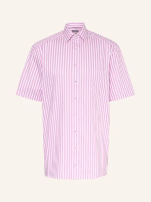 Olymp Koszula Z Krótkim Rękawem Luxor Comfort Fit pink