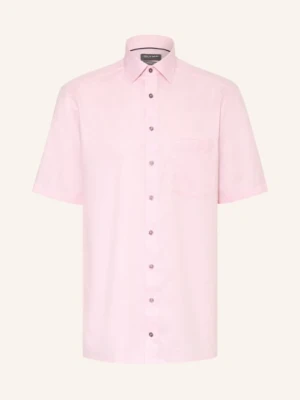 Olymp Koszula Z Krótkim Rękawem Luxor Comfort Fit pink
