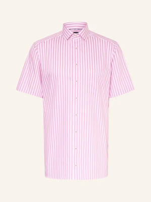 Olymp Koszula Z Krótkim Rękawem Luxor Modern Fit pink