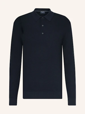 Olymp Koszulka Polo Z Dzianiny blau