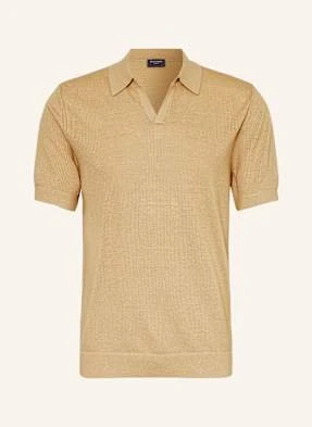 Olymp Koszulka Polo Z Dzianiny Casual Comfort Fit beige