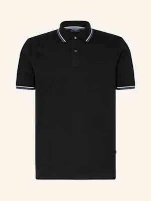Olymp Koszulka Polo Z Piki Casual Fit schwarz