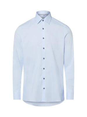 Olymp Level Five koszula biznesowa Mężczyźni Slim Fit Bawełna niebieski