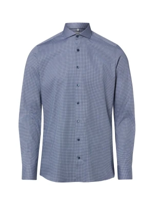 Olymp Level Five Koszula Mężczyźni Slim Fit Bawełna niebieski