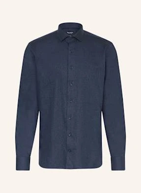 Olymp Signature Koszula Flanelowa Casual Fit blau