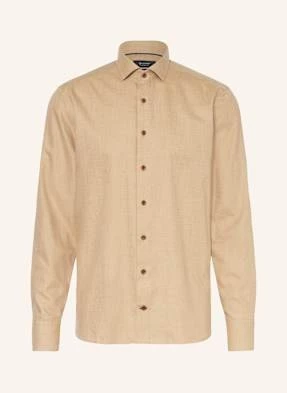 Olymp Signature Koszula Flanelowa Signature Casual Fit beige